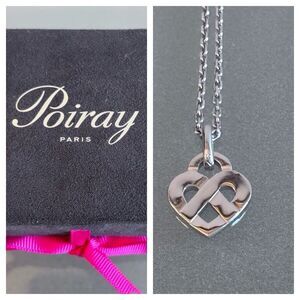 Poiray Paris Sterling Silver Heart Necklace | 16-Inch